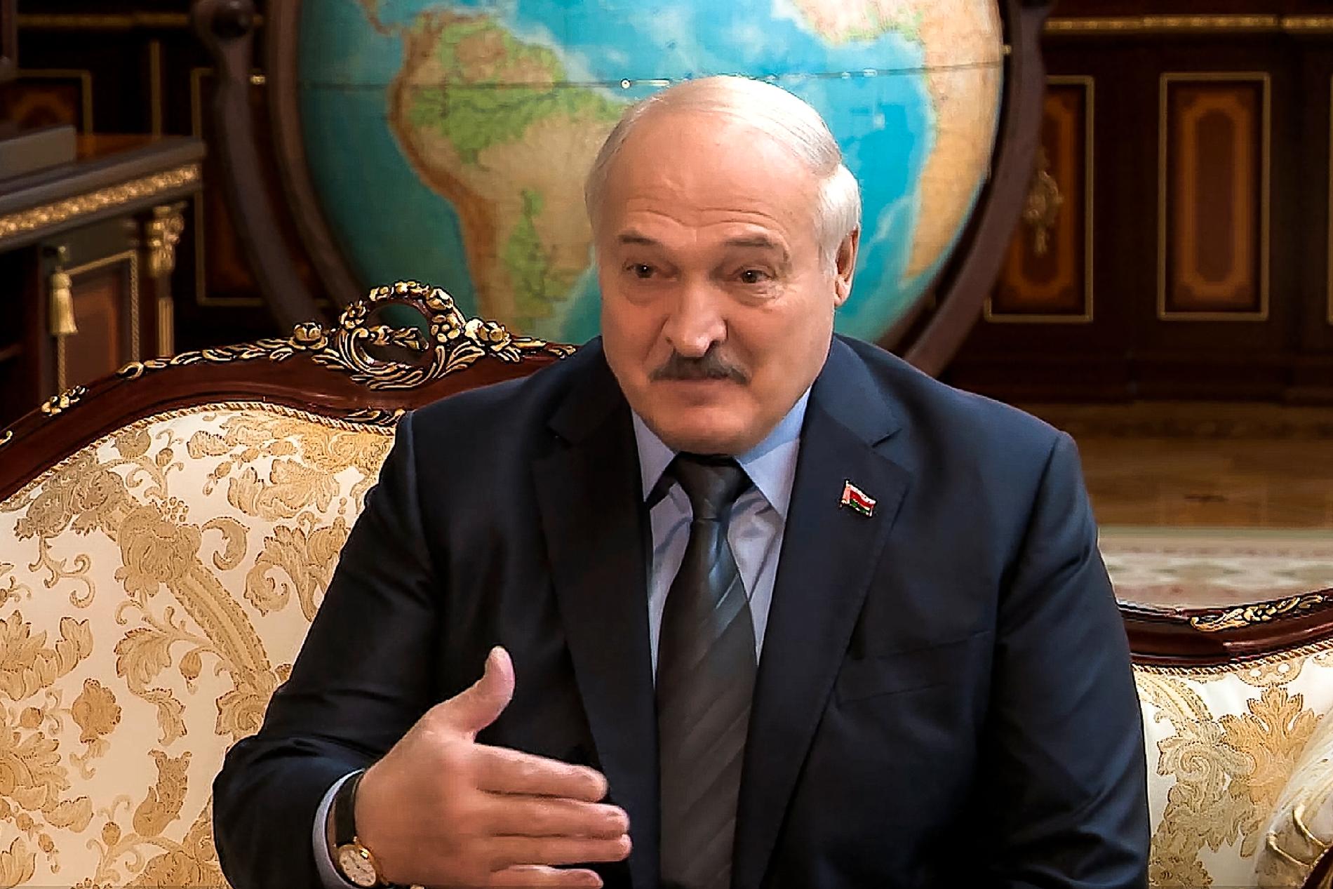 Belarus ledare Aleksandr Lukasjenko.