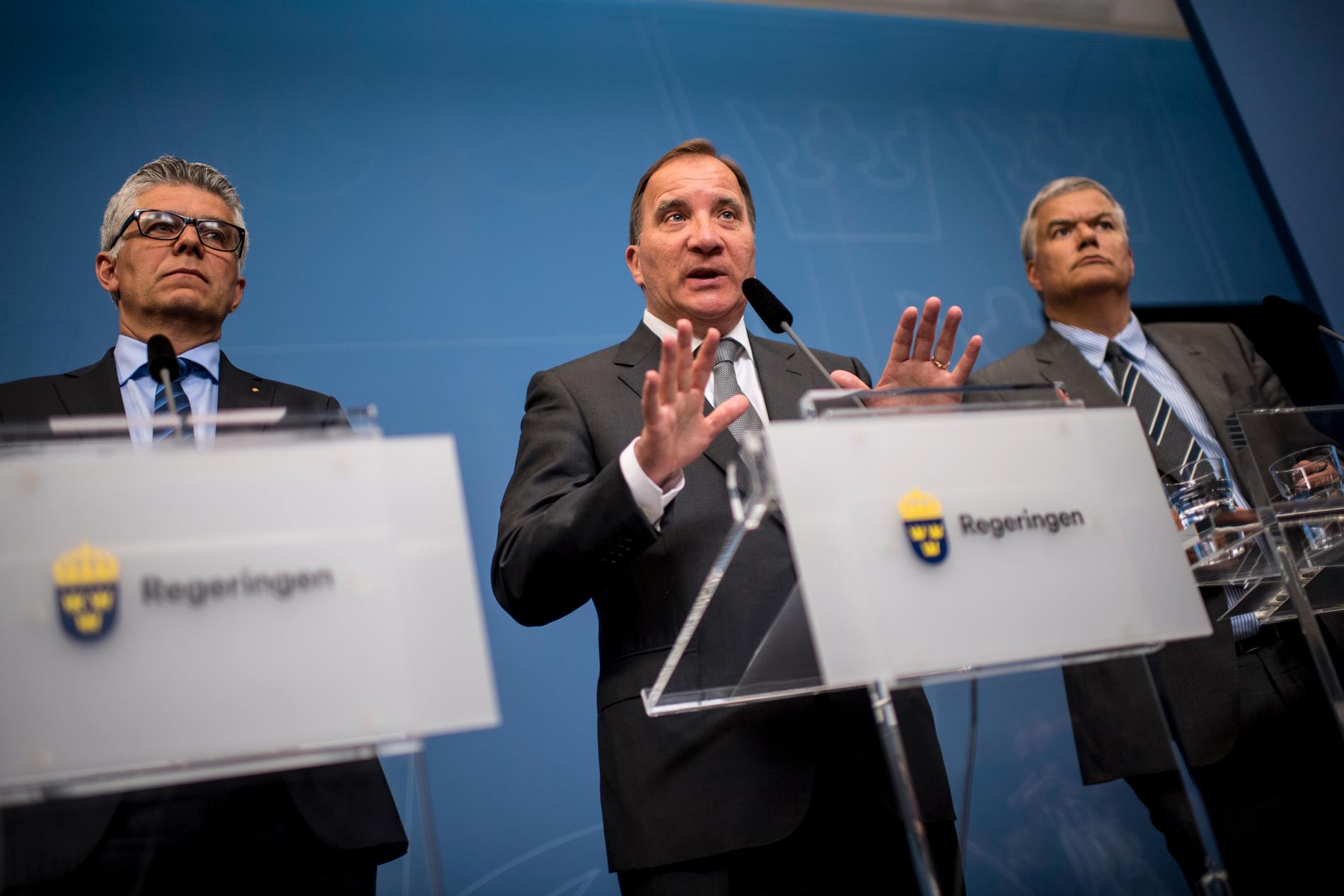 I går höll Stefan Löfven en presskonferens med anledning av it-skandalen inom Transportstyrelsen.