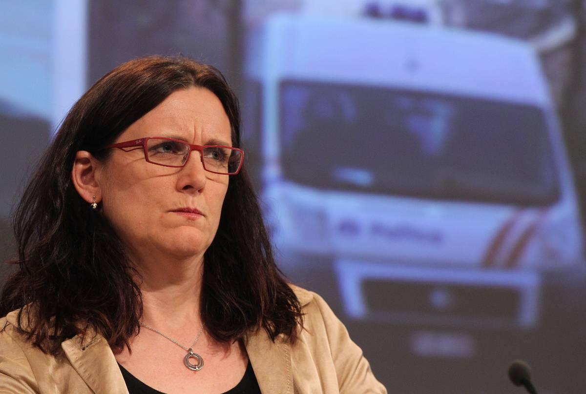 Cecilia Malmström tycker att TTIP-läckan är en storm i ett vattenglas.