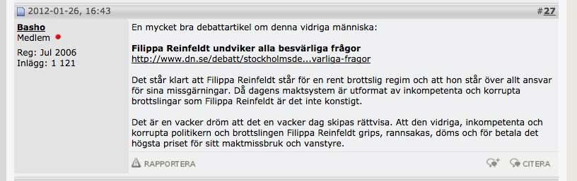 Psykologen hoppas att Filippa Reinfeldt ska "rannsakas" och få "betala det högsta priset".