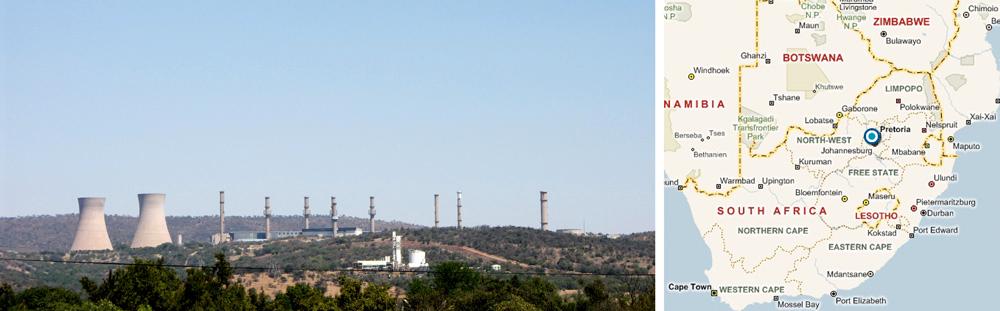 Fyra män bröt sig in Kärnanläggningen Pelindaba där Sydafrika förvarar sitt höganrikade uran.