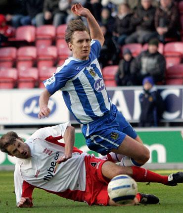 Andreas Johansson i Wigan 2006.
