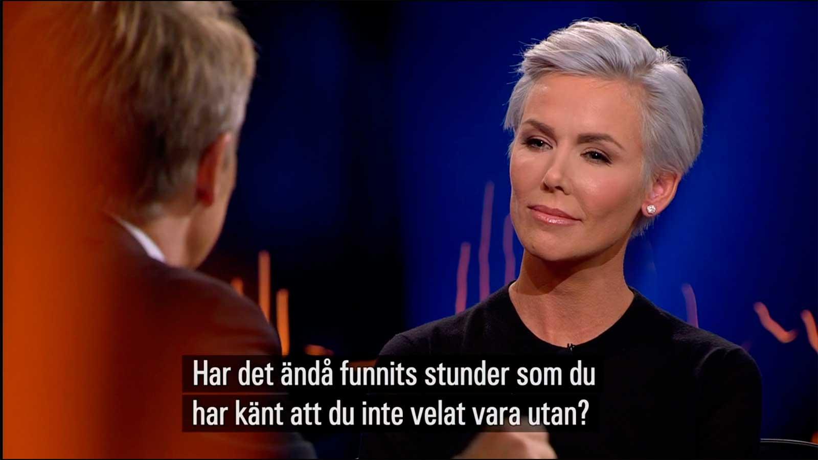 Gunhild Stordalen i ”Skavlan”.