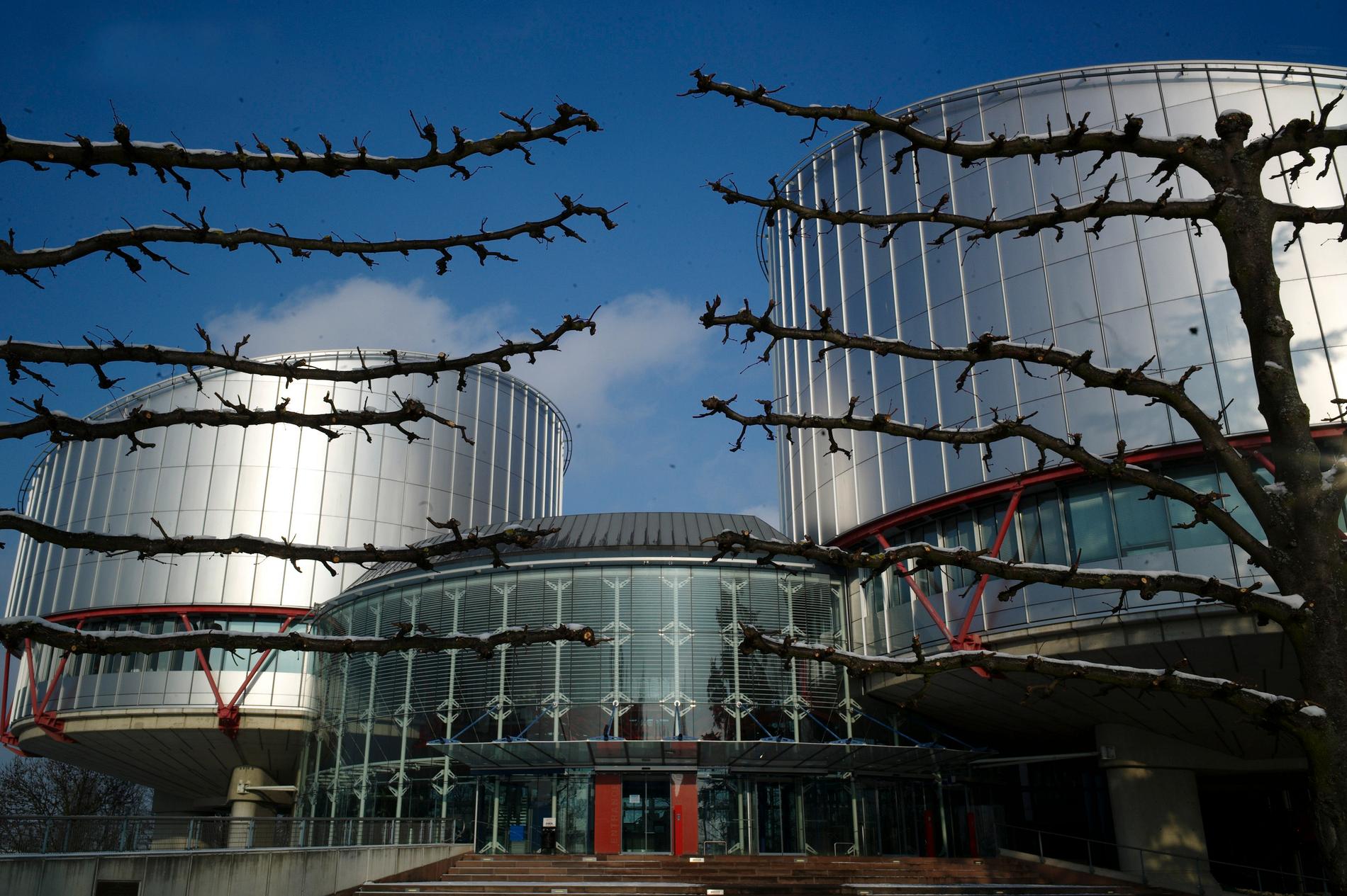 Europadomstolen för mänskliga rättigheter i Strasbourg. Arkivbild.