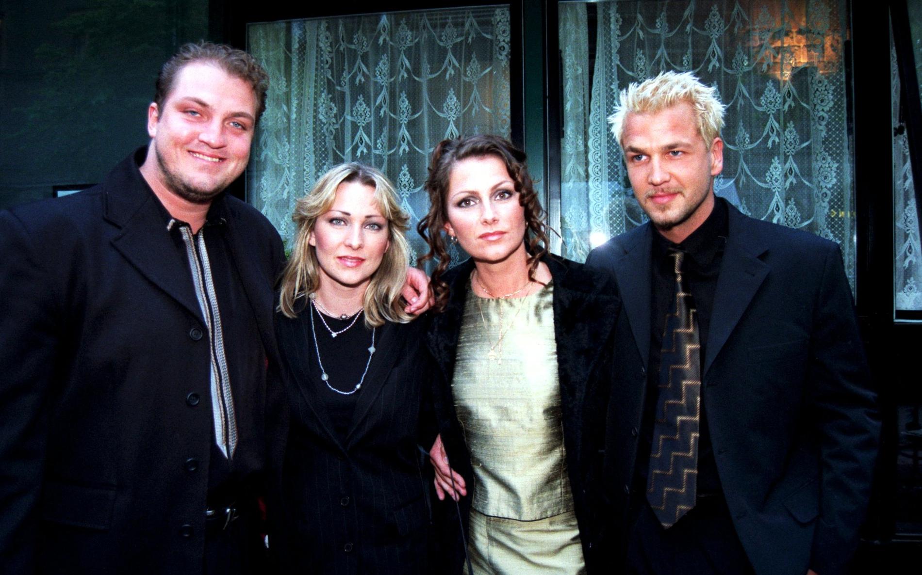 Heta igen! Ace of Base 1998: Jonas Berggren, Malin Berggren, Jenny Berggren och Ulf Ekberg.
