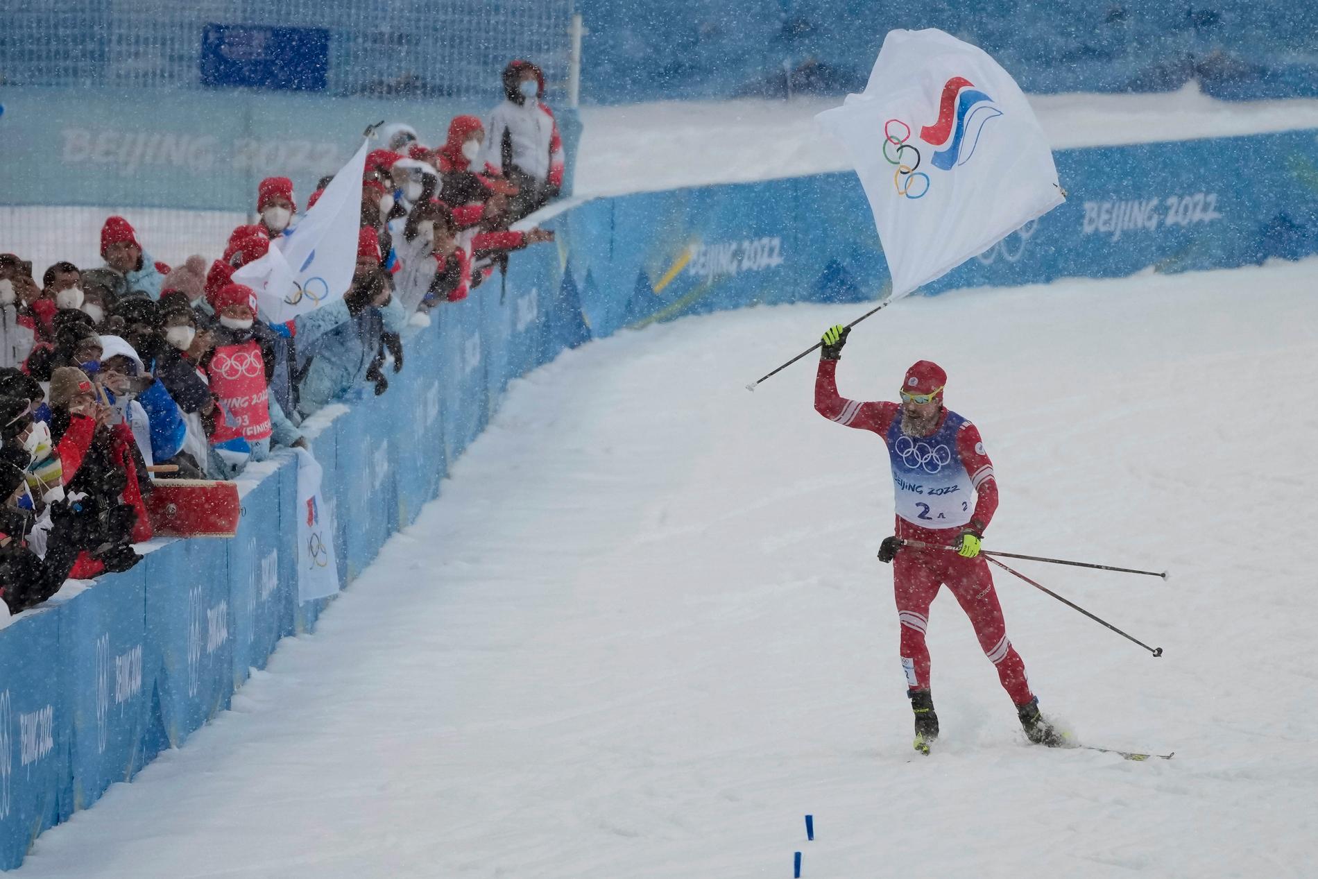 Sergej Ustiugov under OS i Peking 2022.