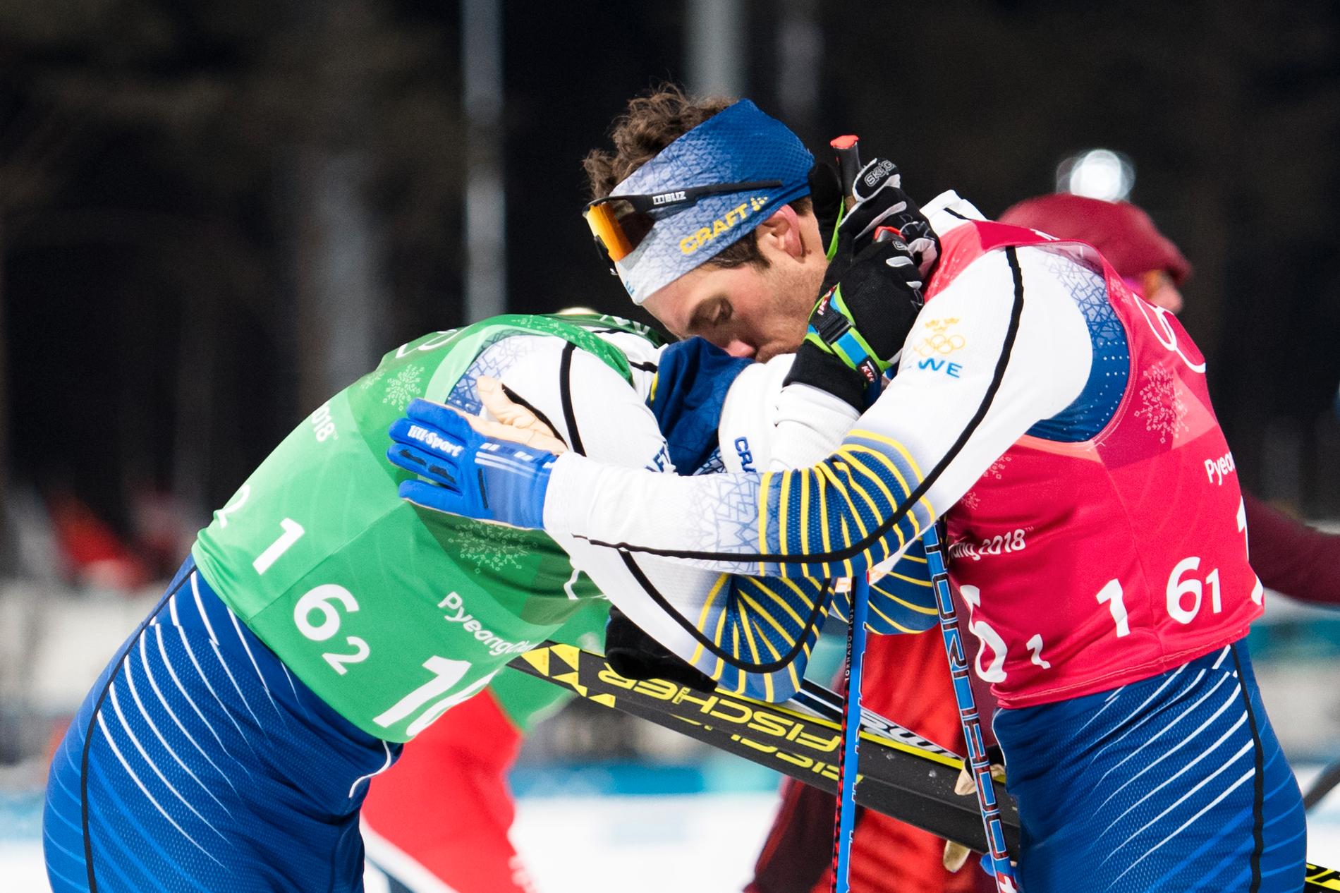 Calle Halfvarsson och Marcus Hellner slagna i OS-sprint-finalen.