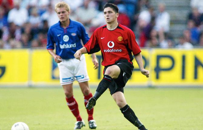 Bojan Djordjic gjorde en match för United i Premier League, som inhoppare borta mot Tottenham i maj 2001. Bilden är dock tagen från ett annat tillfälle.