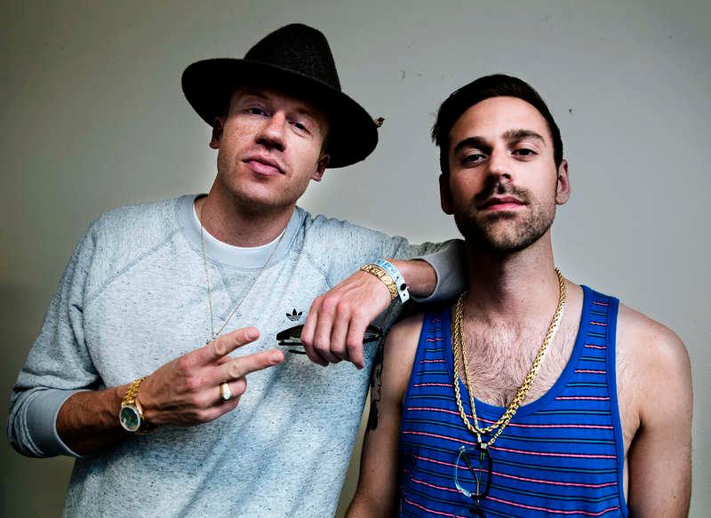 Rapparen Ben ”Macklemore” Haggerty och producenten Ryan Lewis.