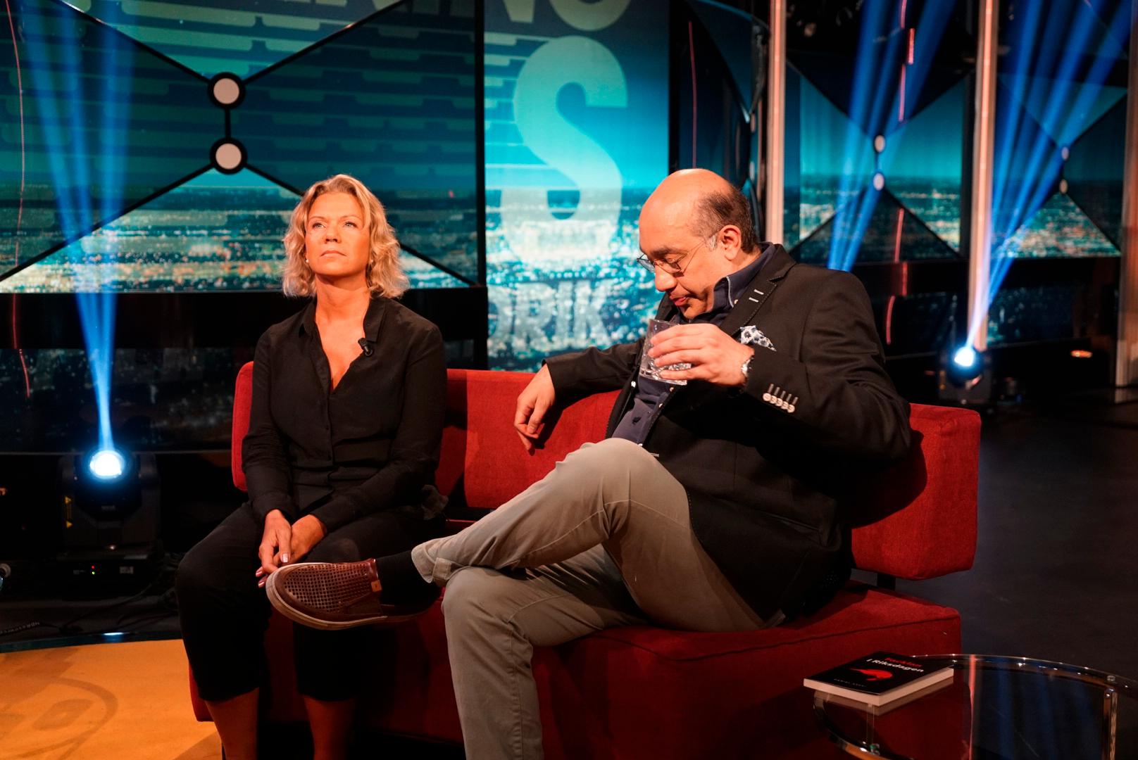 Margareta Gunsdotter i ”Breaking News” på Kanal 5.