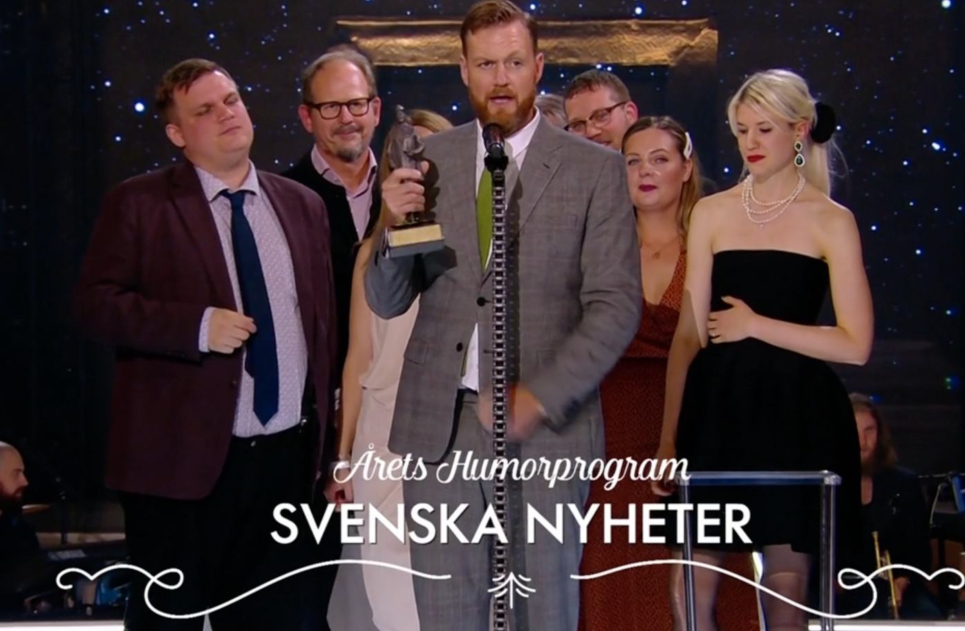 Svenska nyheter vann pris för årets humorprogram.