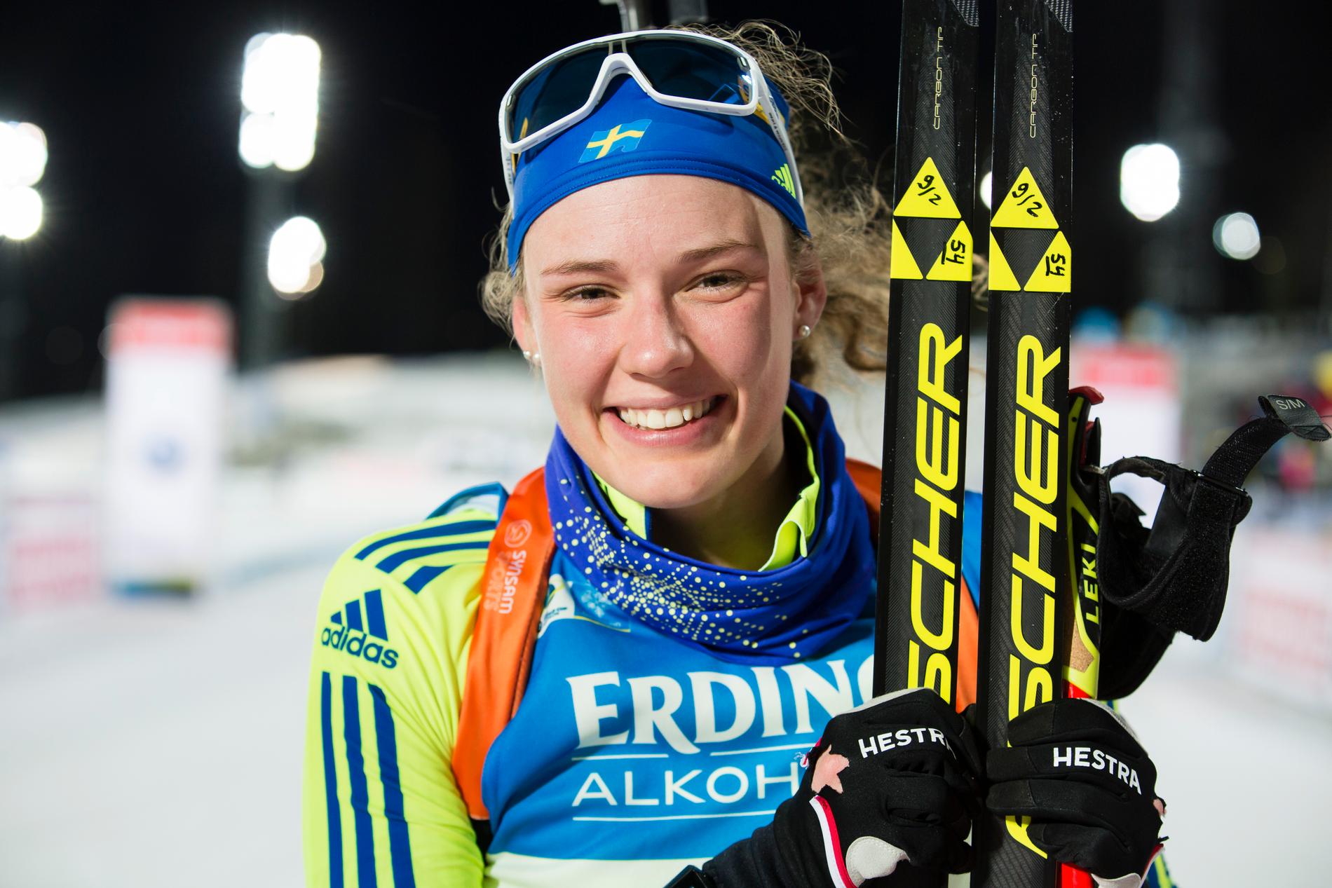 VM i februari för Hanna Öberg.