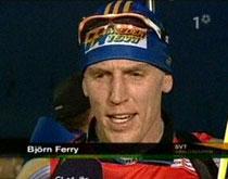 bäste svensk Björn Ferry blev åtta.