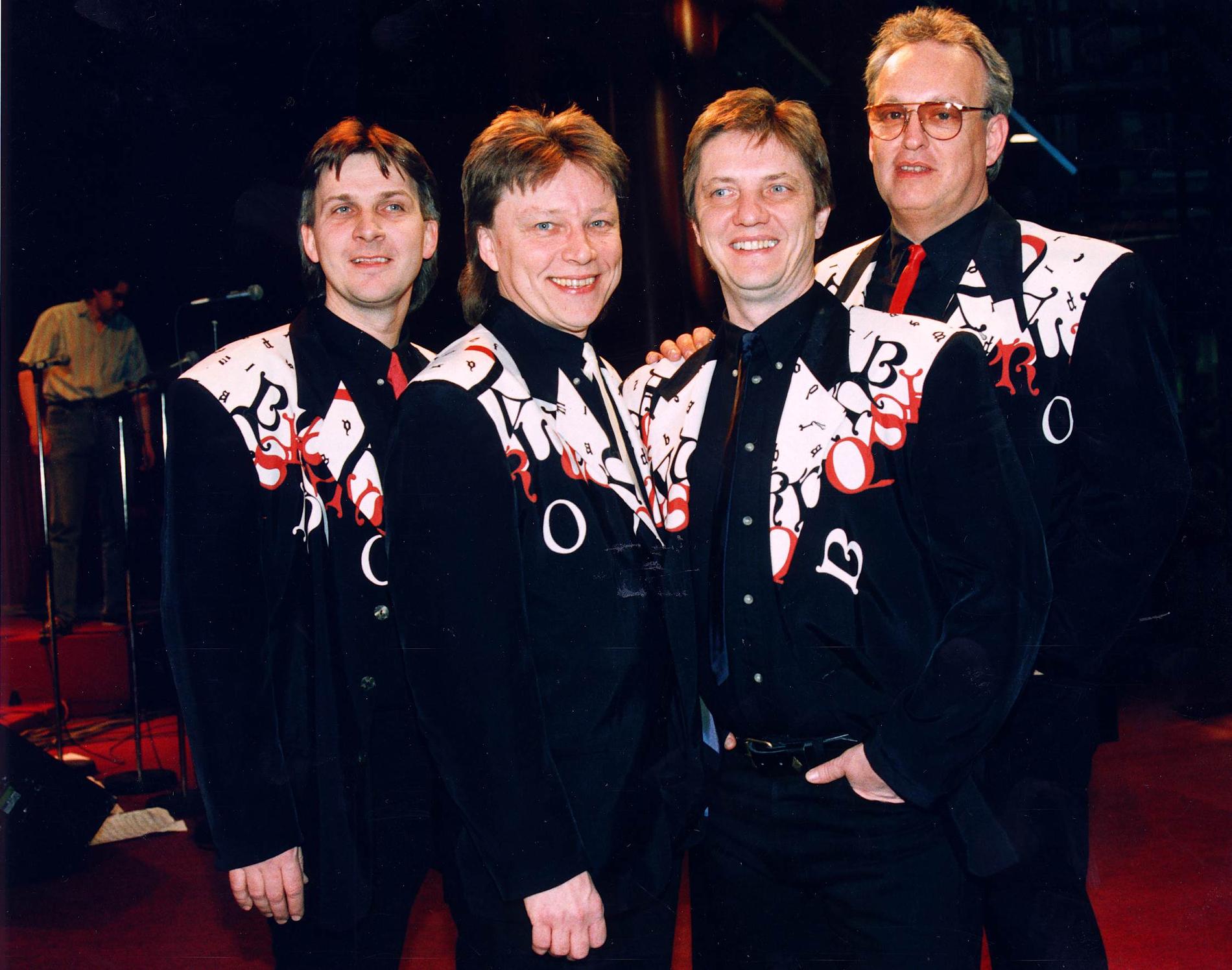 The Shanes, med fr.v Sven Hellsten, Lennart Grahn,Tommy Wåhlberg och Bengt Arenblad. 
