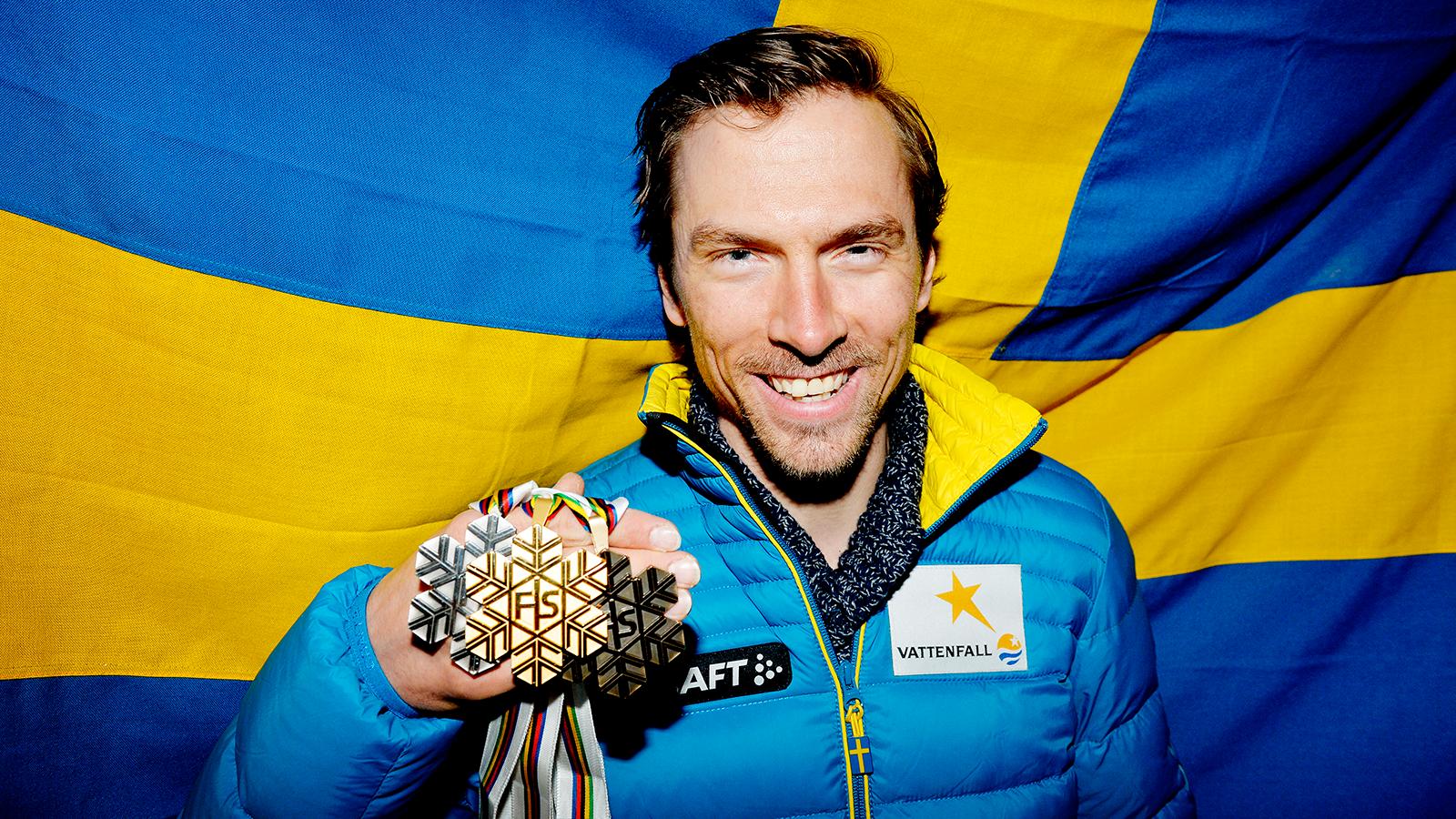 Längskidåkaren Johan Olsson har vunnit både VM- och OS-guld.