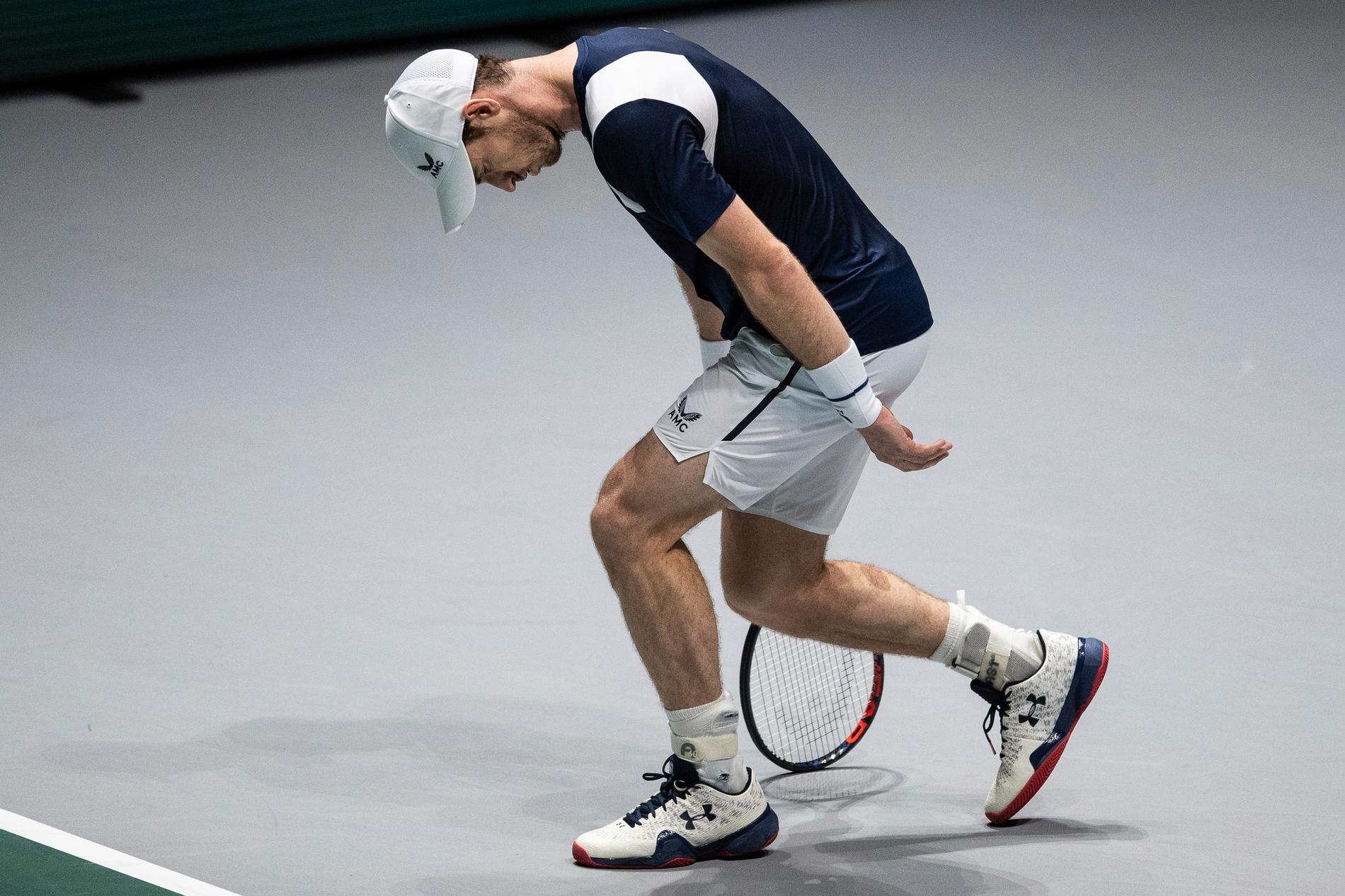 Andy Murray mot Nederländerna i Davis Cup i november, senaste gången britten spelade en tävlingsmatch.