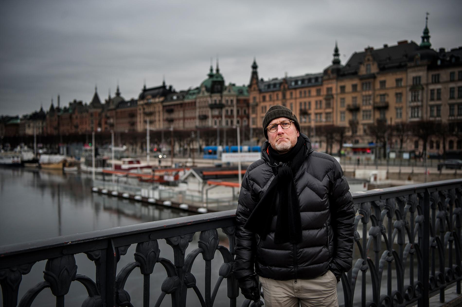 Kristian Halldin, samordnare mot den organiserade brottsligheten på polisregion Stockholm. 
