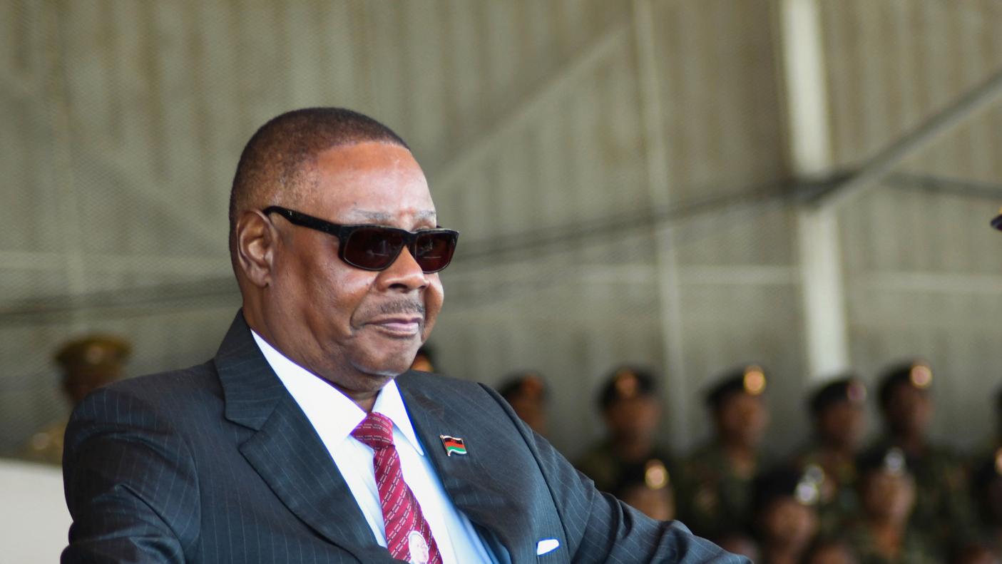 Malawis president Peter Mutharika. Arkivbild.