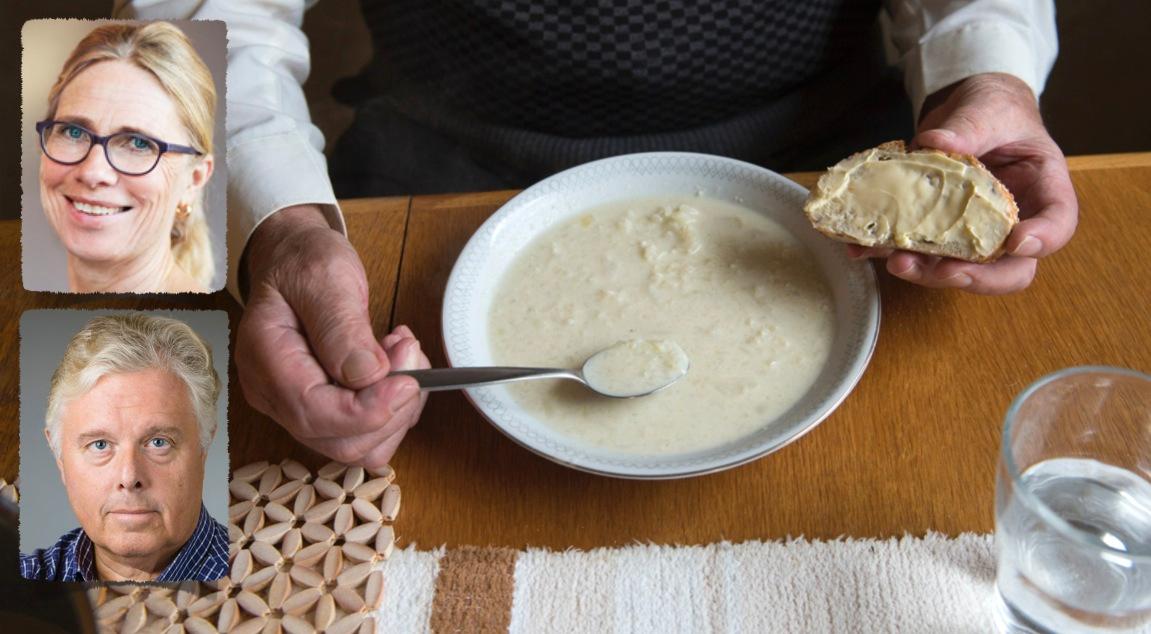 Maten i hemtjänsten håller inte måttet. Många äldre drabbas av undernäring trots att de ska få stöd vid måltiderna, skriver Annica Sohlström, Livsmedelsverket, och Yngve Gustafson, professor.
