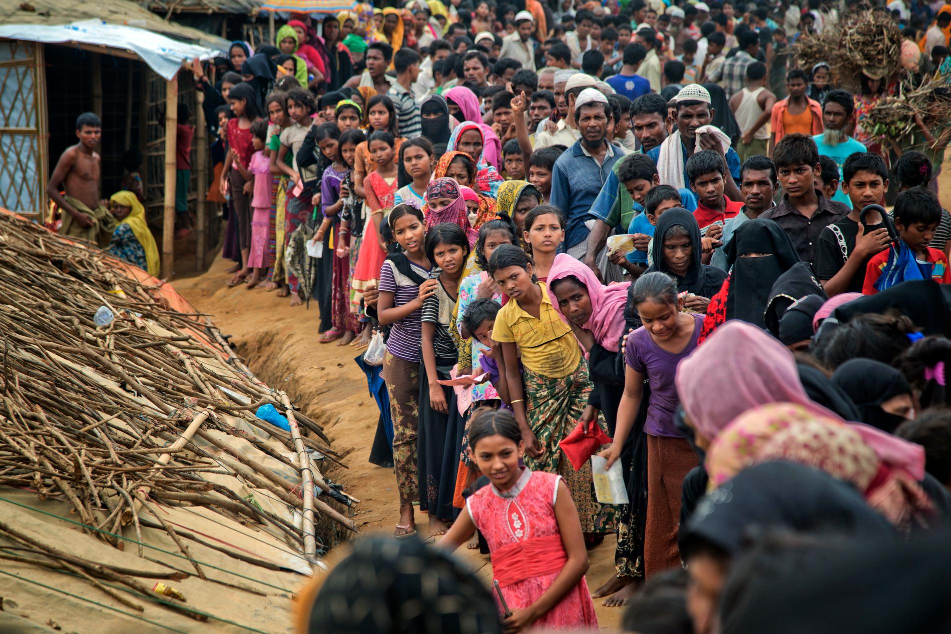 Muslimska flyktingar från Burma.