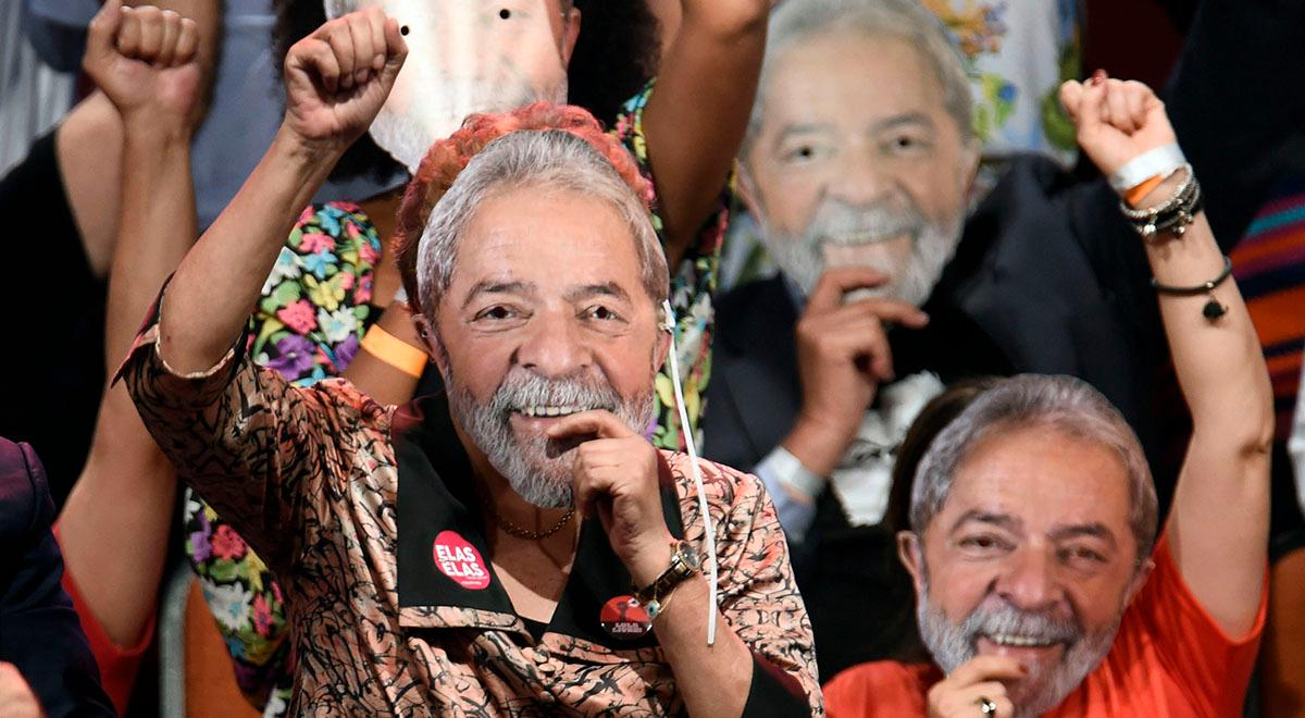 Expresidenten Lula da Silva vill ställa upp i höstens val, men har fängslats. Valmötet fick hållas i hans frånvaro. 
