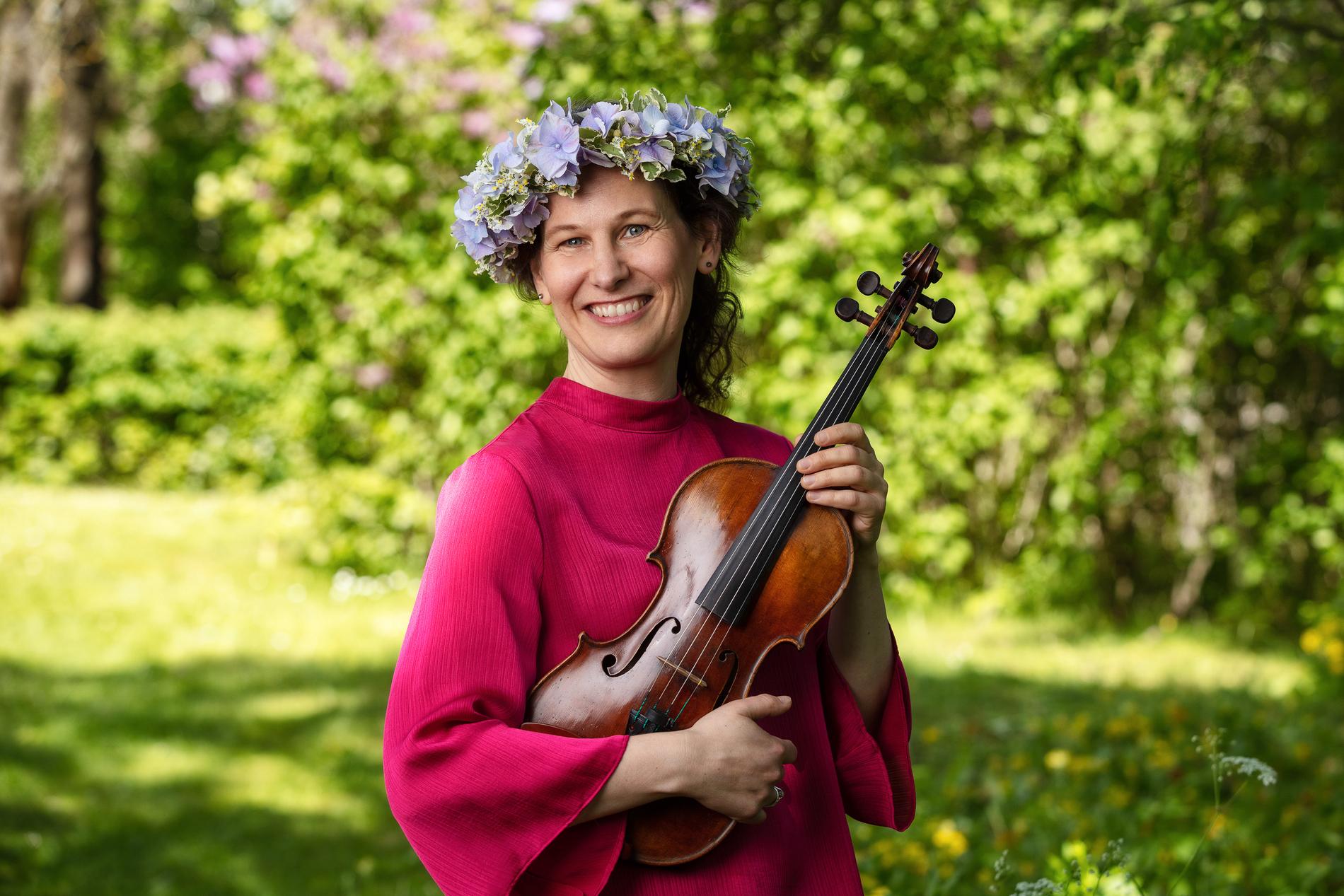 Malin Broman, violinist och konsertmästare, i ”Sommar i P1”.