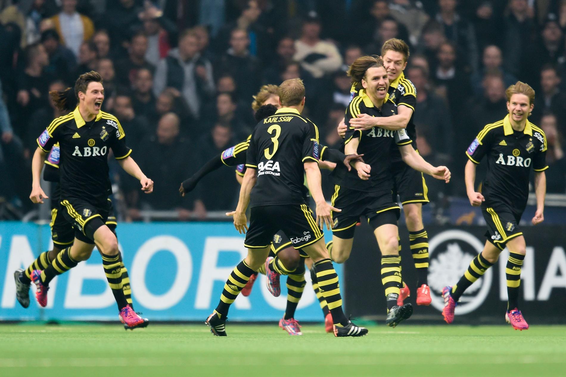 AIK fick jubla först i derbyt i våras, men matchen slutade sedan oavgjort. Nu får man dock jubla sist – enligt oddsen.