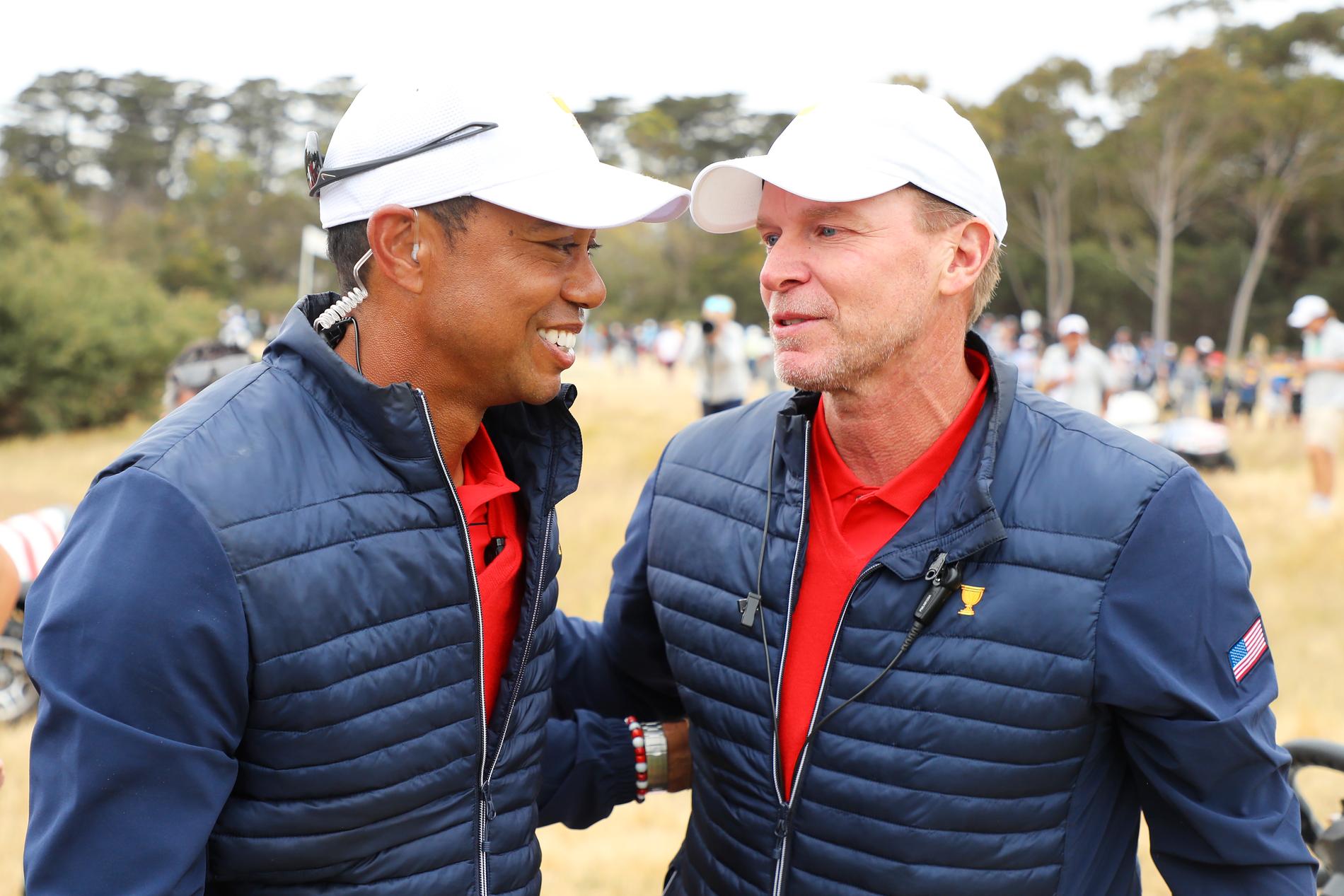 Tiger Woods och Steve Stricker