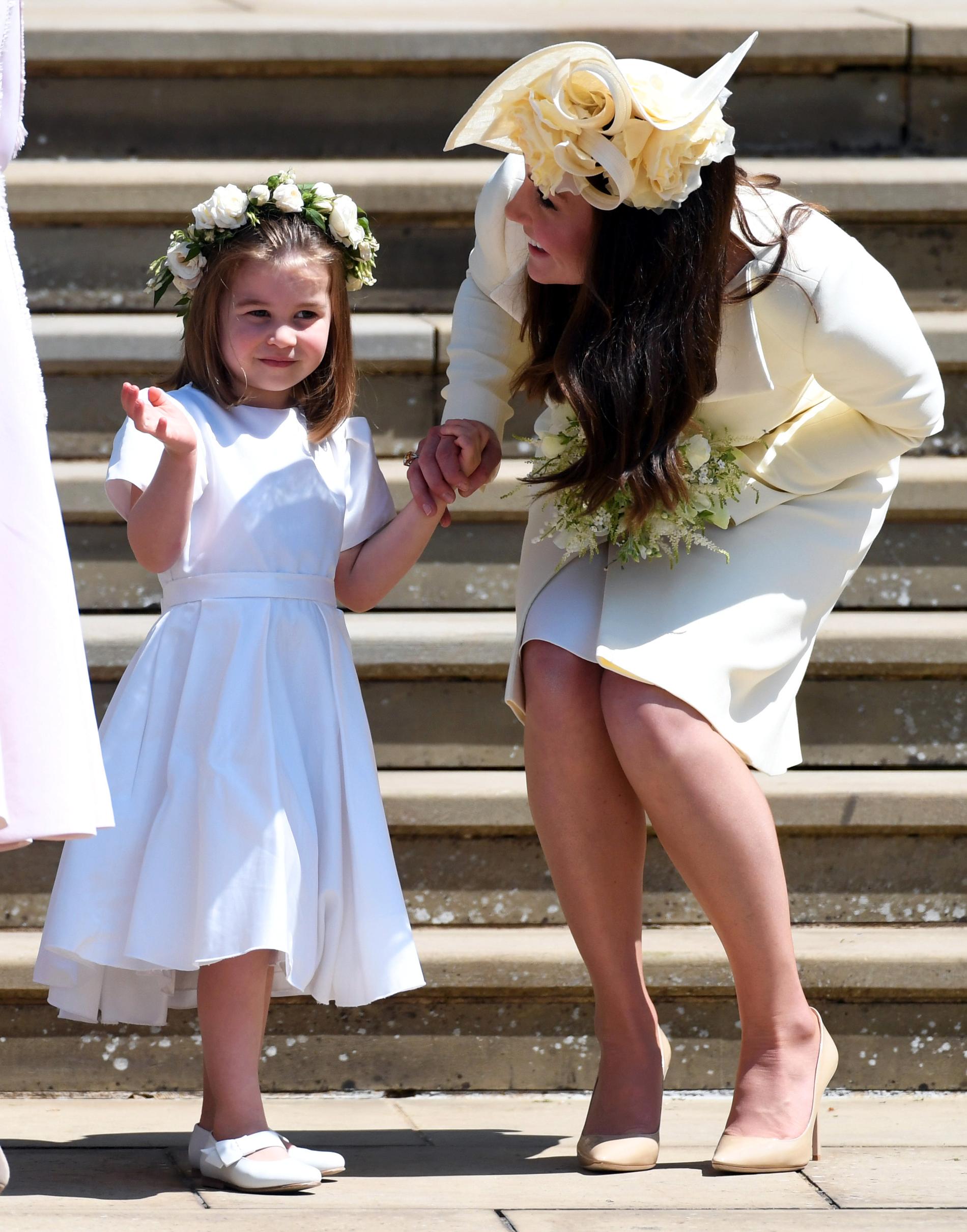 Kate med dottern prinsessan Charlotte. 