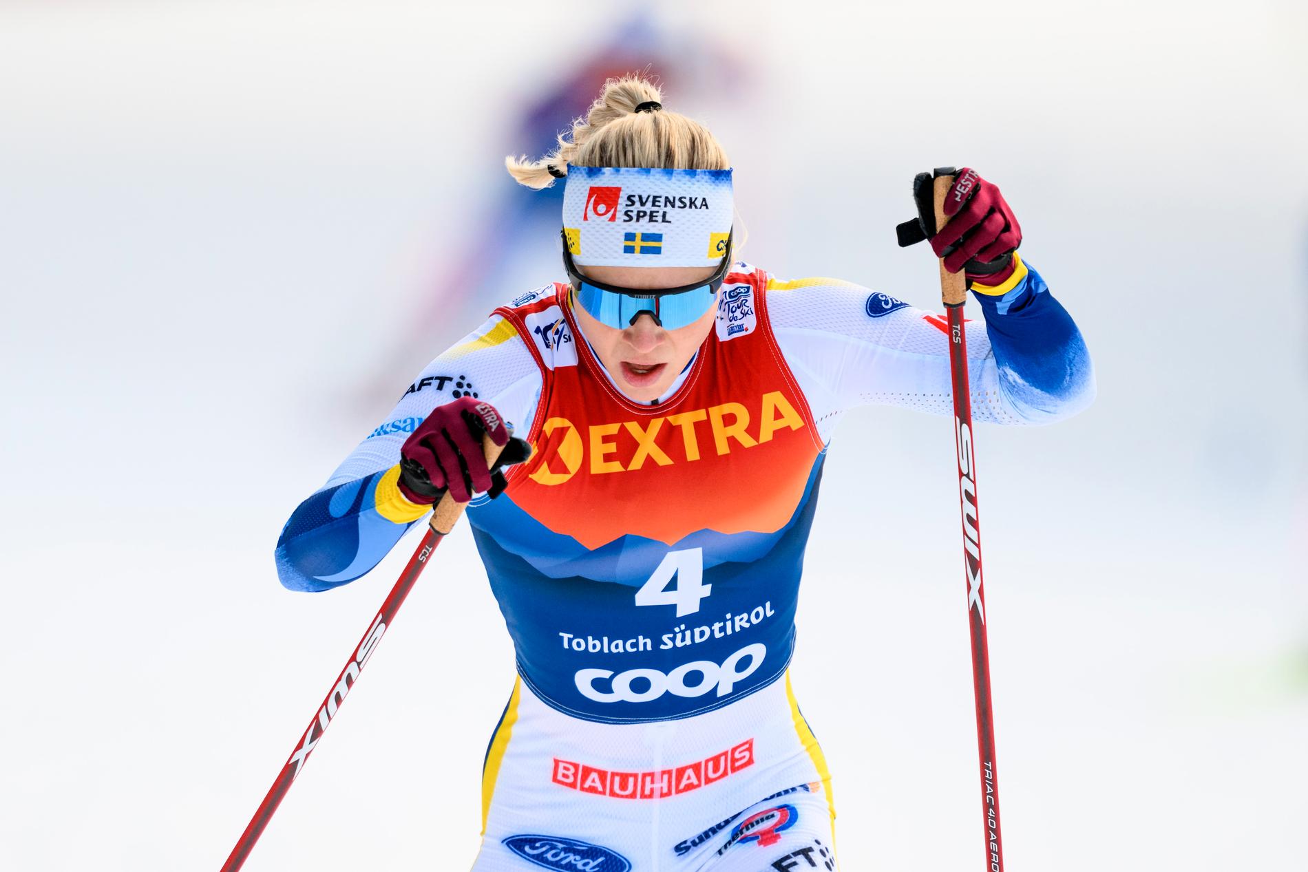 Jonna Sundling var överlägsen i sprintkvalet i Oberhof
