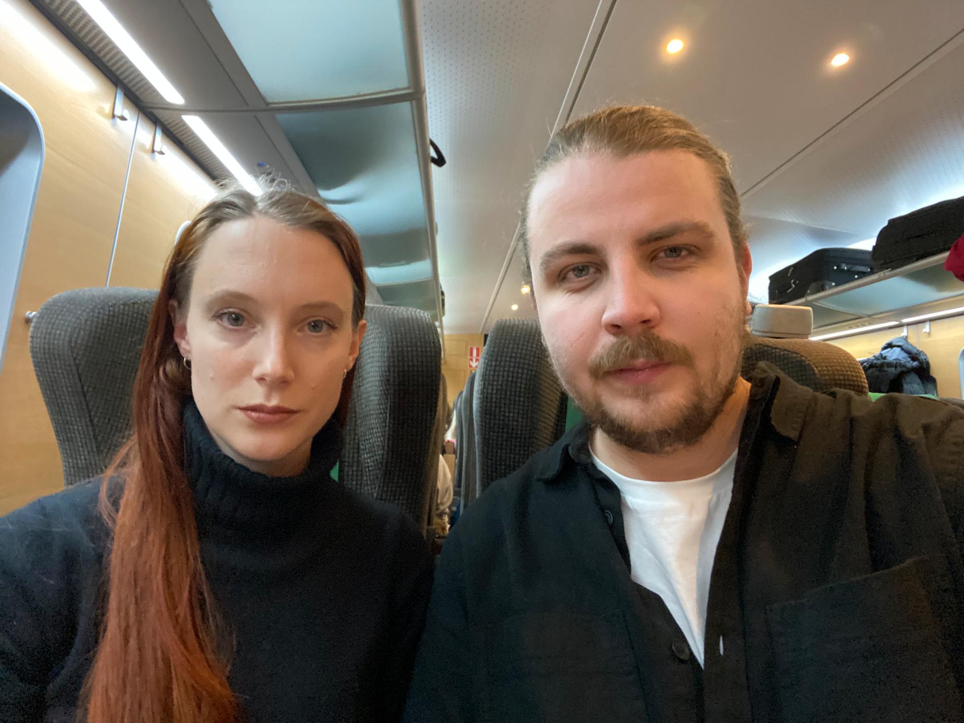 Aftonbladets Lisa Horn och Jacob Ruderstam