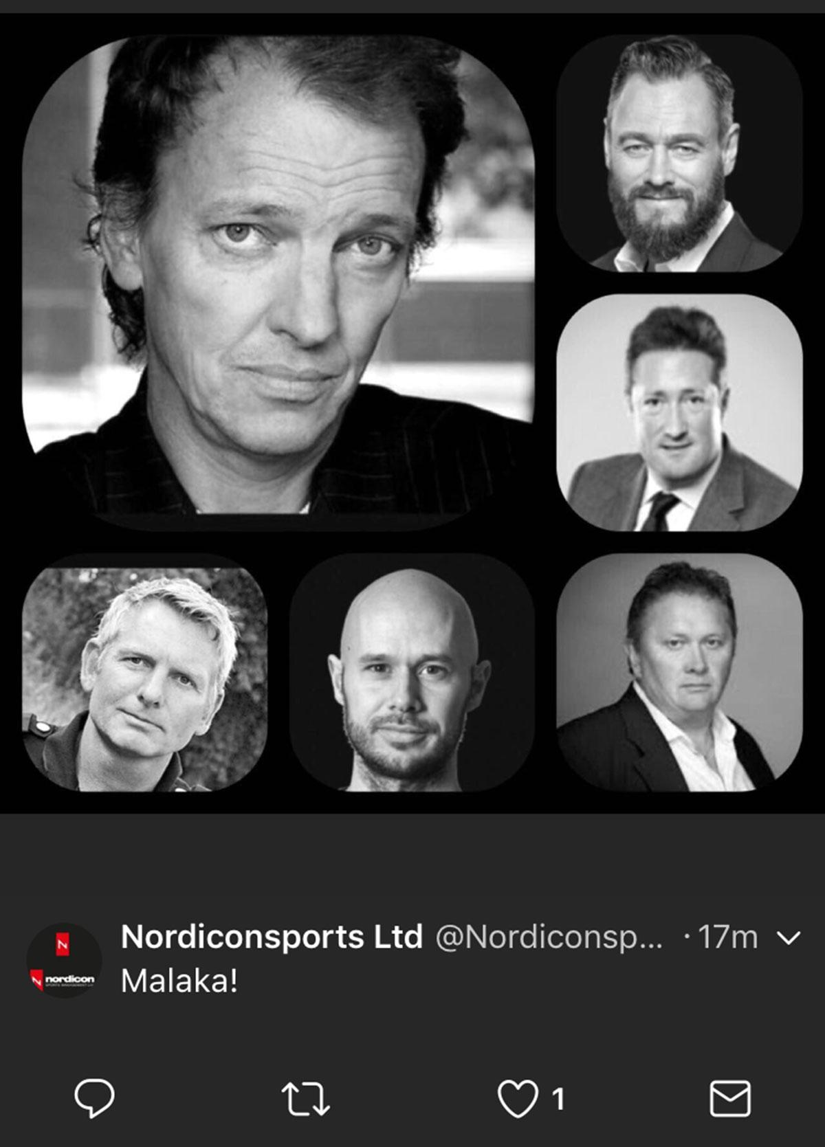 Bilden från Nordicon Sports konto.