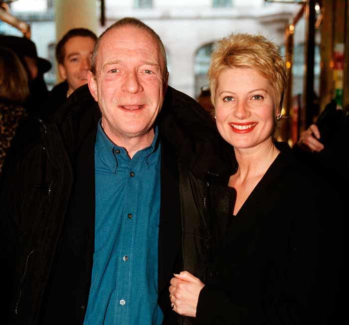 Brasse Brännström tillsammans med sin före detta hustru Git Erixon.