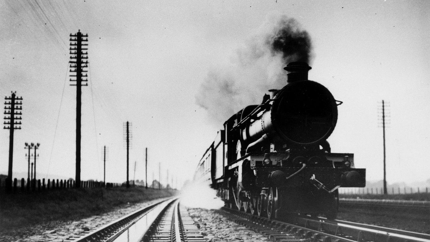 Tåget var den moderna tidens symbol för en obönhörlig utveckling, industrialismens motsvarighet till naturens urkraft. Tåget var ostoppbart. 