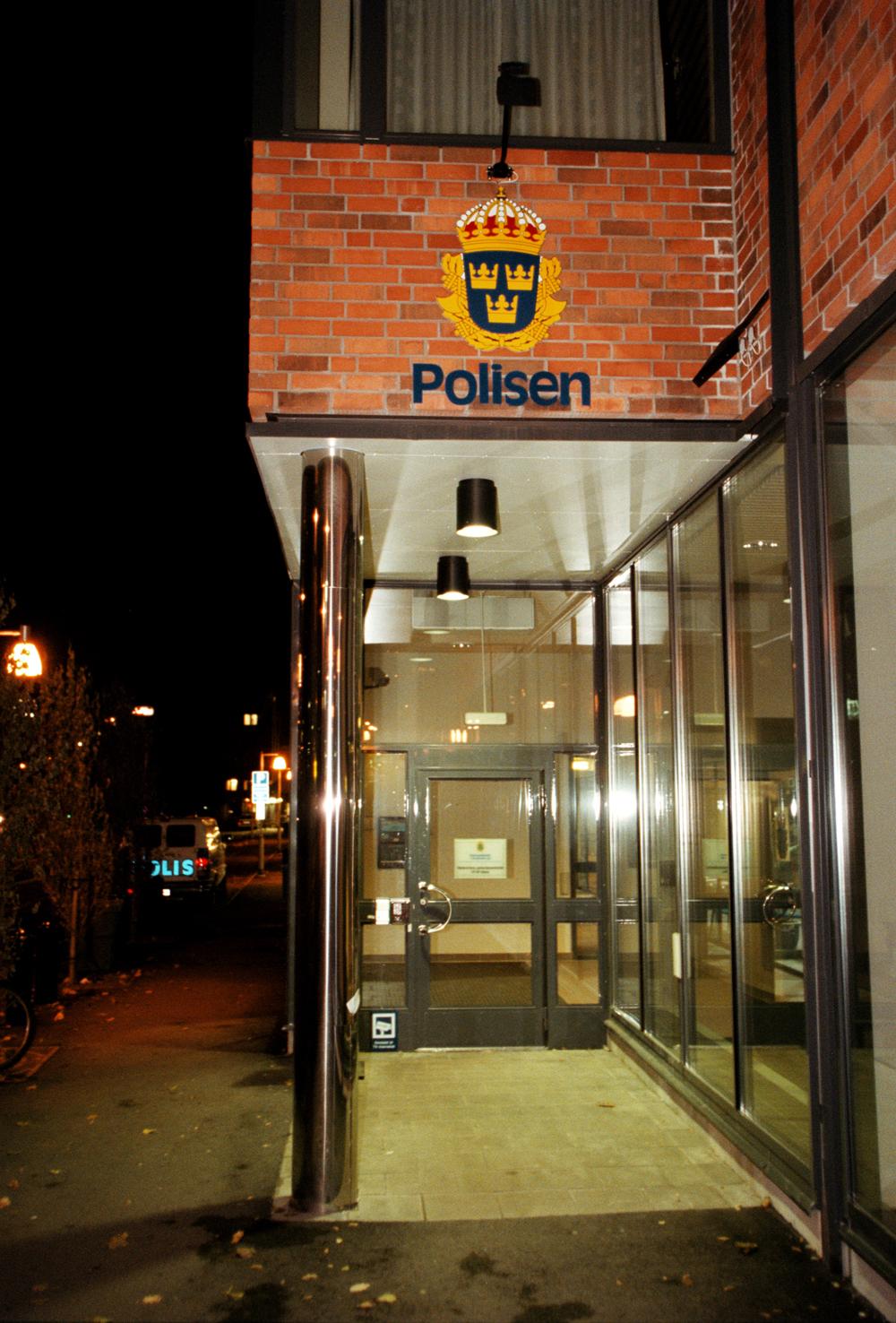Polisstationen i Solna.