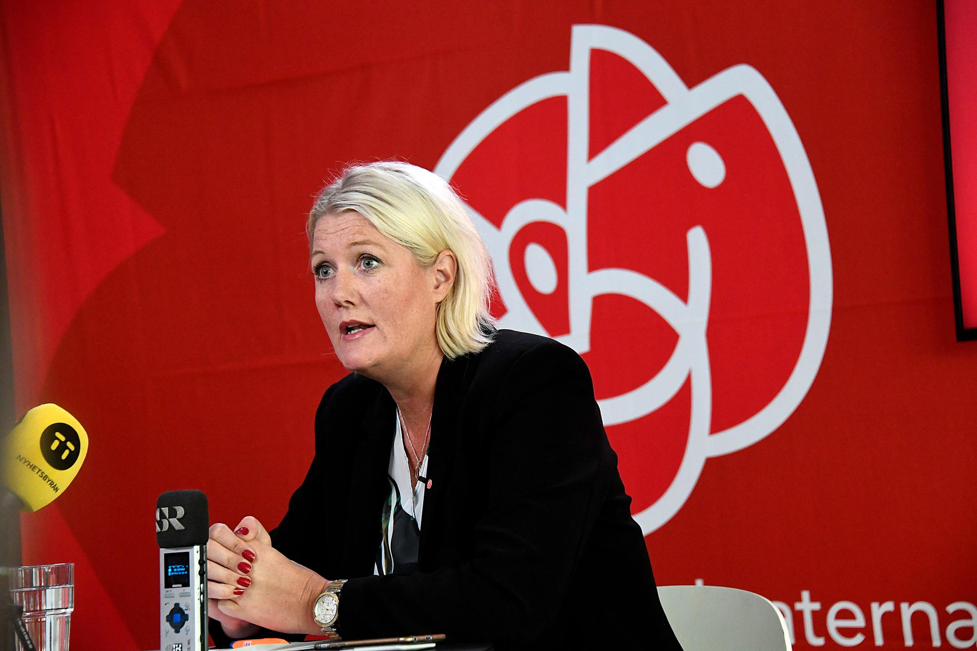 Lena Rådström Baasrad, Socialdemokraternas partisekreterare. 