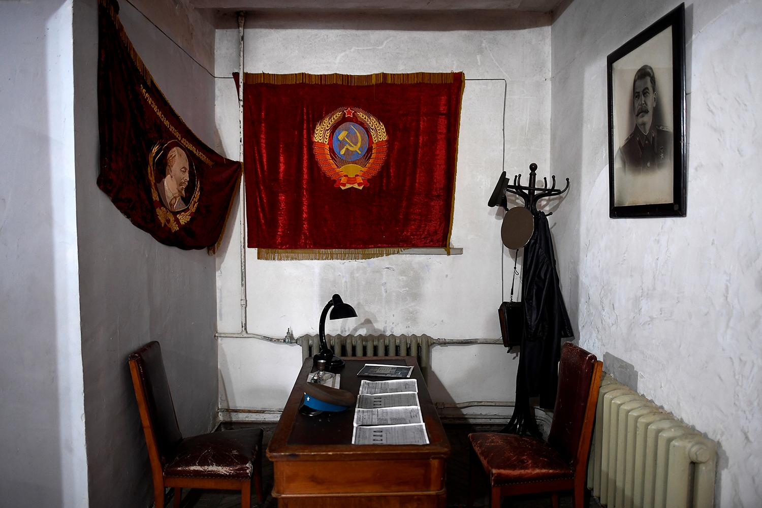 Stalins sammanträdesrum.
