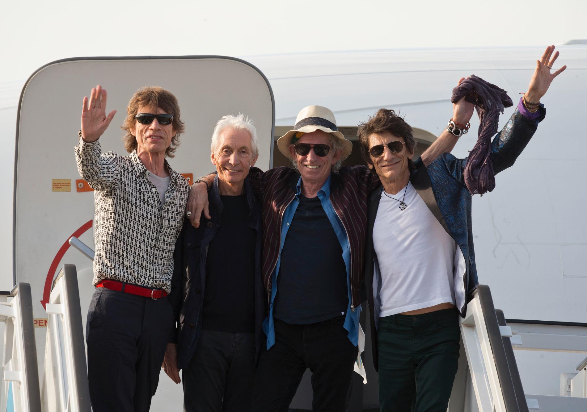 Mick Jagger, Charlie Watts, Keith Richards och Ron Wood.