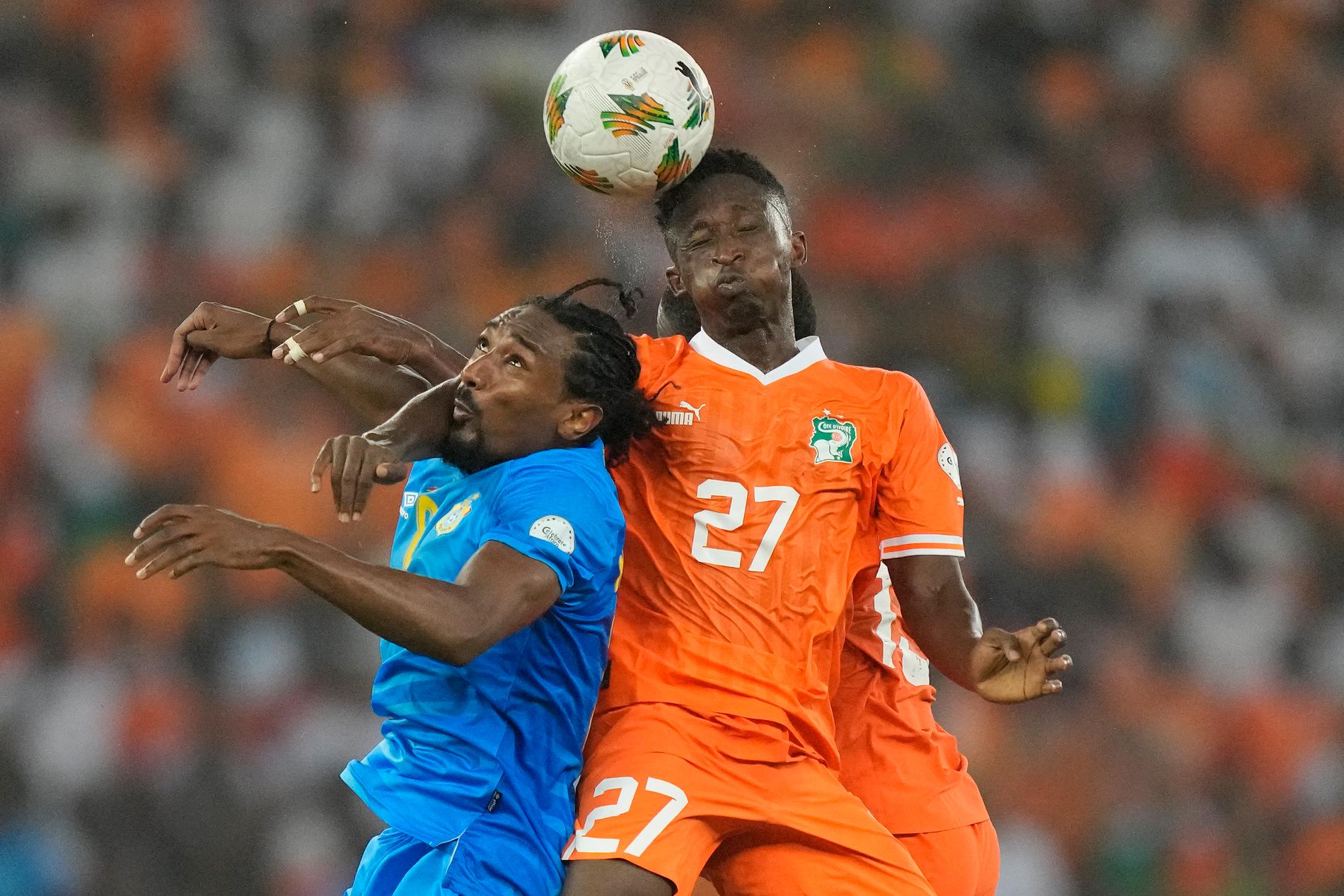 Semifinal mellan Kongo och Elfenbenskusten i Afrikanska mästerskapet. 