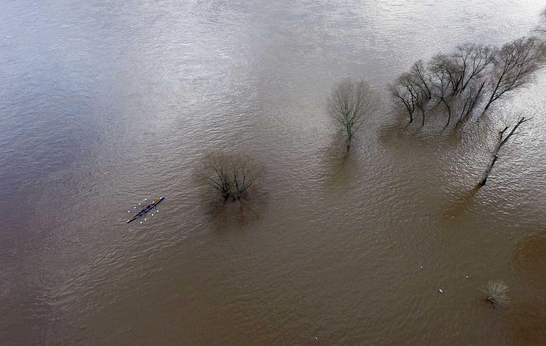 Tre personer befaras ha omkommit i en översvämning i sydvästra Tyskland. Arkivbild.
