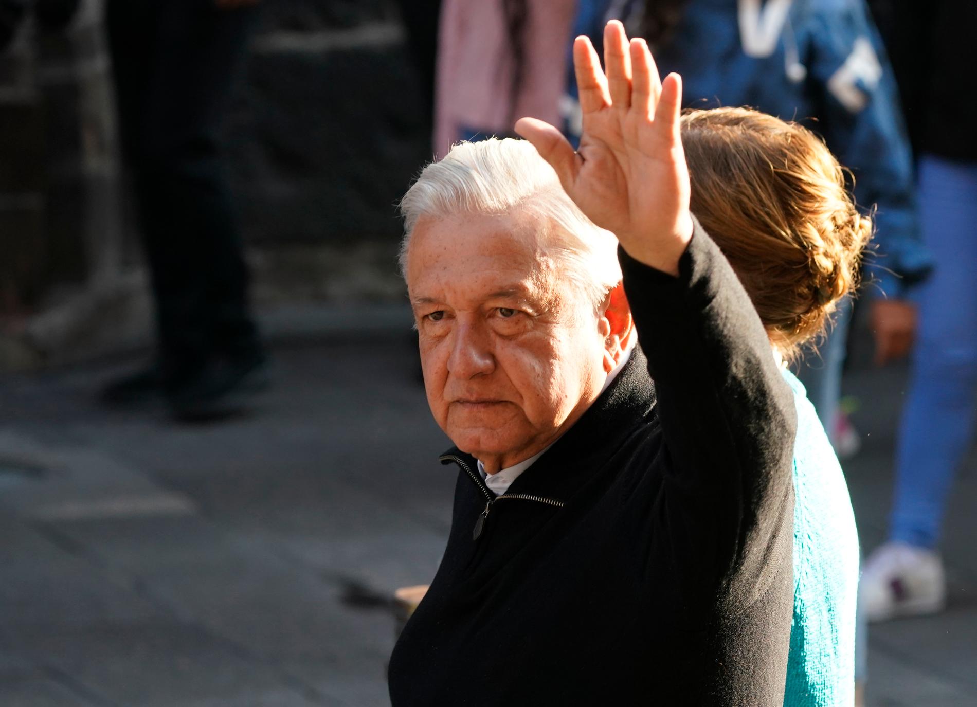 Mexikos president Andrés Manuel López Obrador. Arkivbild.