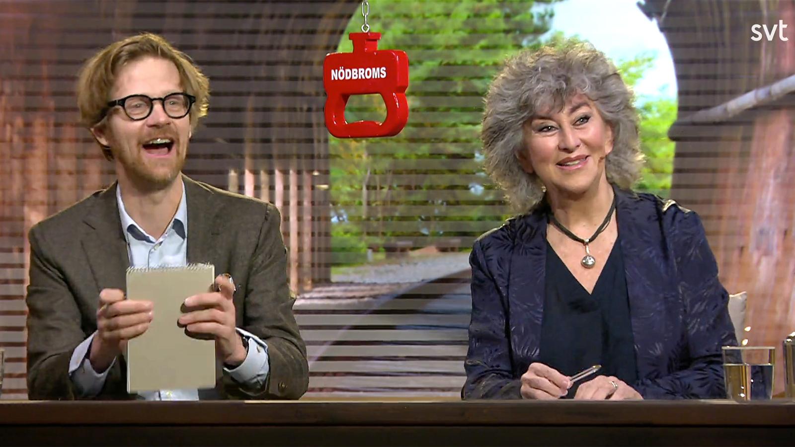 Marianne Ahrne och Anders ”Ankan” Johansson.