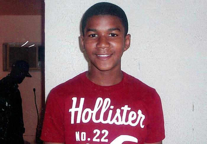 Skjutne tonåringen Trayvon Martin.