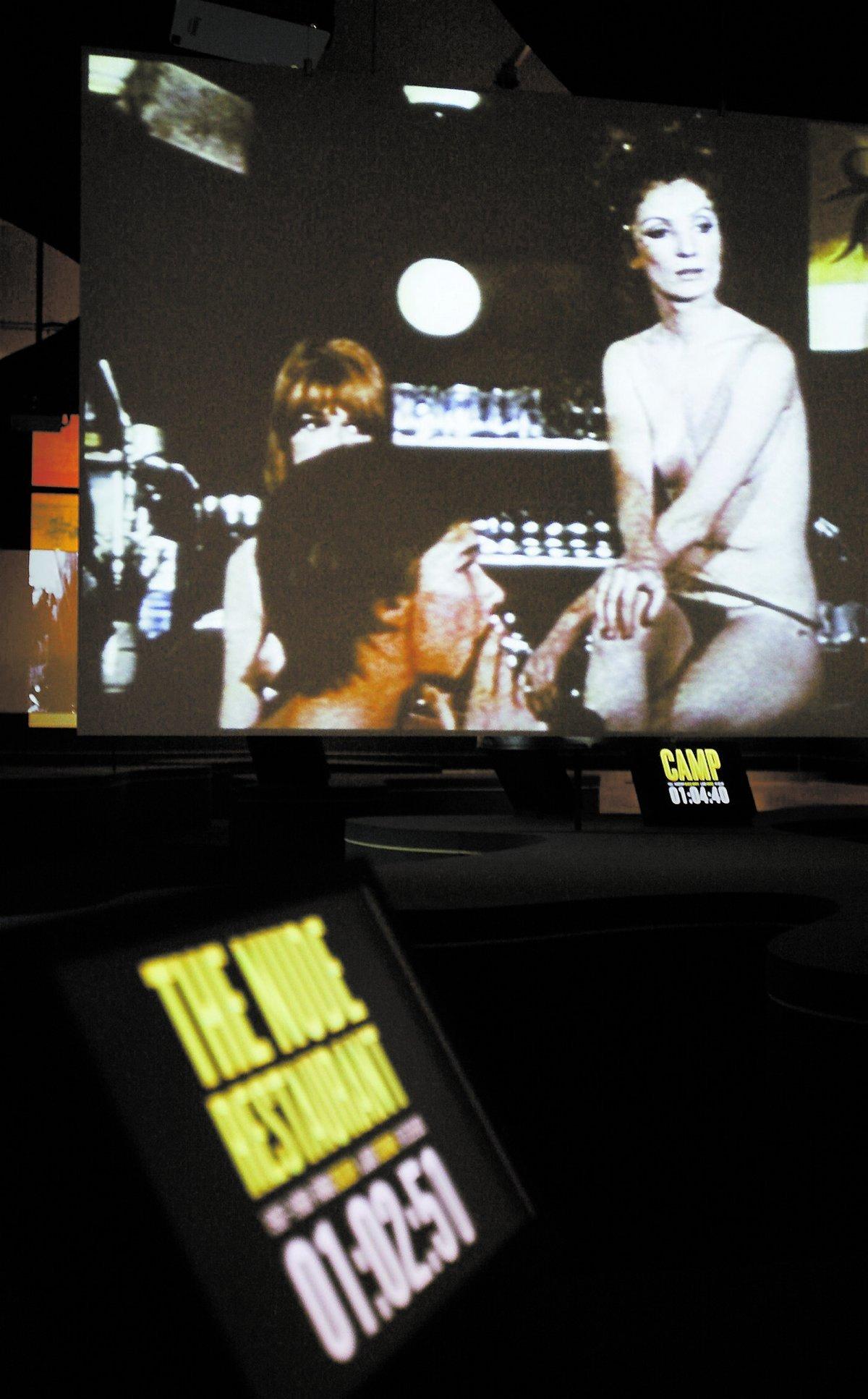 ”The Nude restaurant” av Andy Warhol på Moderna museet i Stockholm.