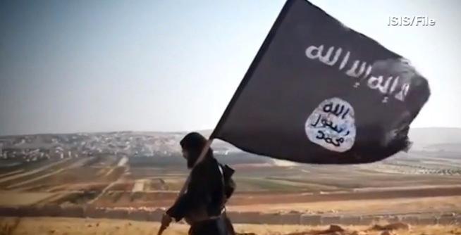 Bilder ur en propagandafilm från IS.
