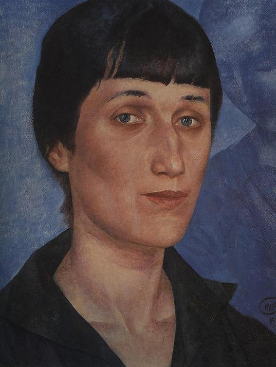Anna Achmatova målad av Kuzma Petrov-Vodkin 1922.