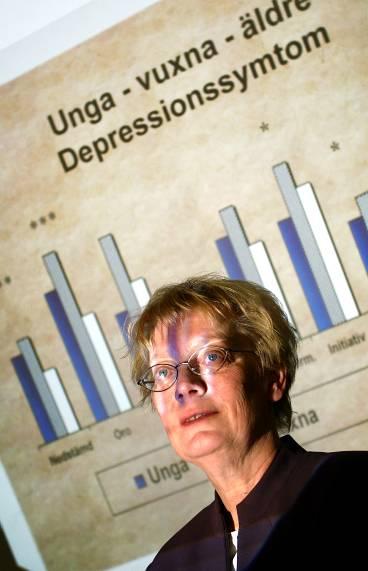 DEPPFORSKARE - Vi har sett att testet stämmer väl överens med depressionsdiagnostik av läkare, säger Gunilla Stålenheim, vars forskningsteam upptäckt dold depression hos patienter.