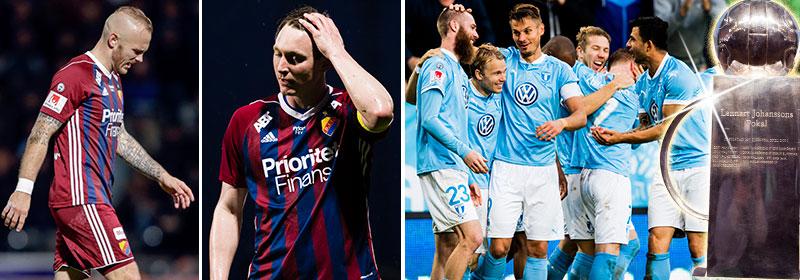 Efter Djurgårdens förlust kan Malmö FF säkra SM-guldet på måndagen. 