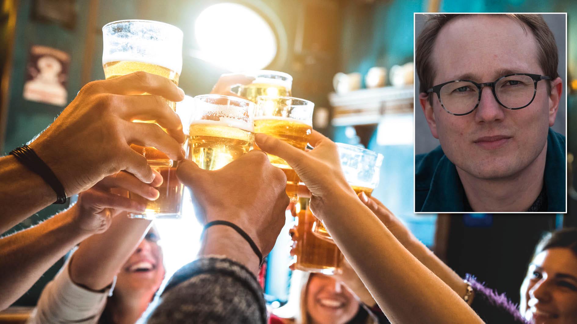 Över tre miljoner svenskar dricker så mycket att det räknas som riskbruk, enligt en ny rapport.  Det är orimligt att vi har en destruktiv alkoholkultur som normaliserar det här, skriver Lucas Nilsson från IOGT-NTO.