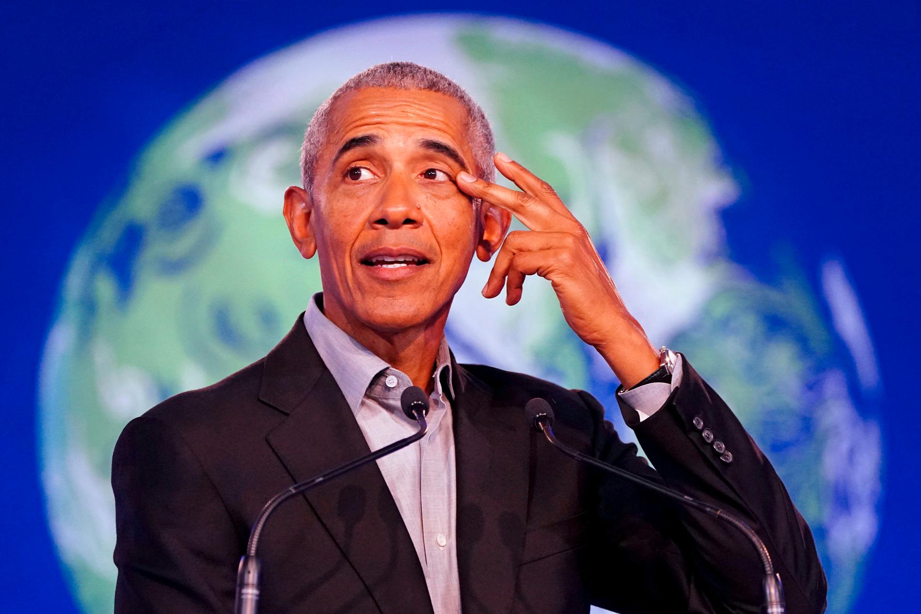 Barack Obama på klimatmötet COP26 i Glasgow